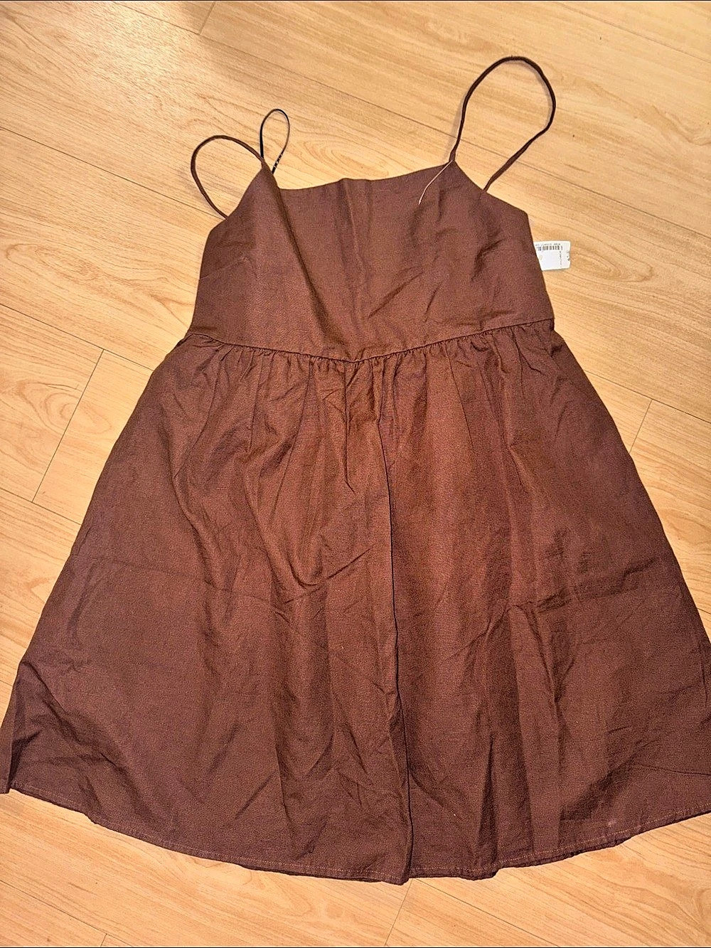 twik Brown Mini Dress Size Large NWT